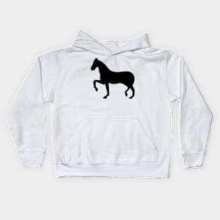 Horse silhouette Kids Hoodie